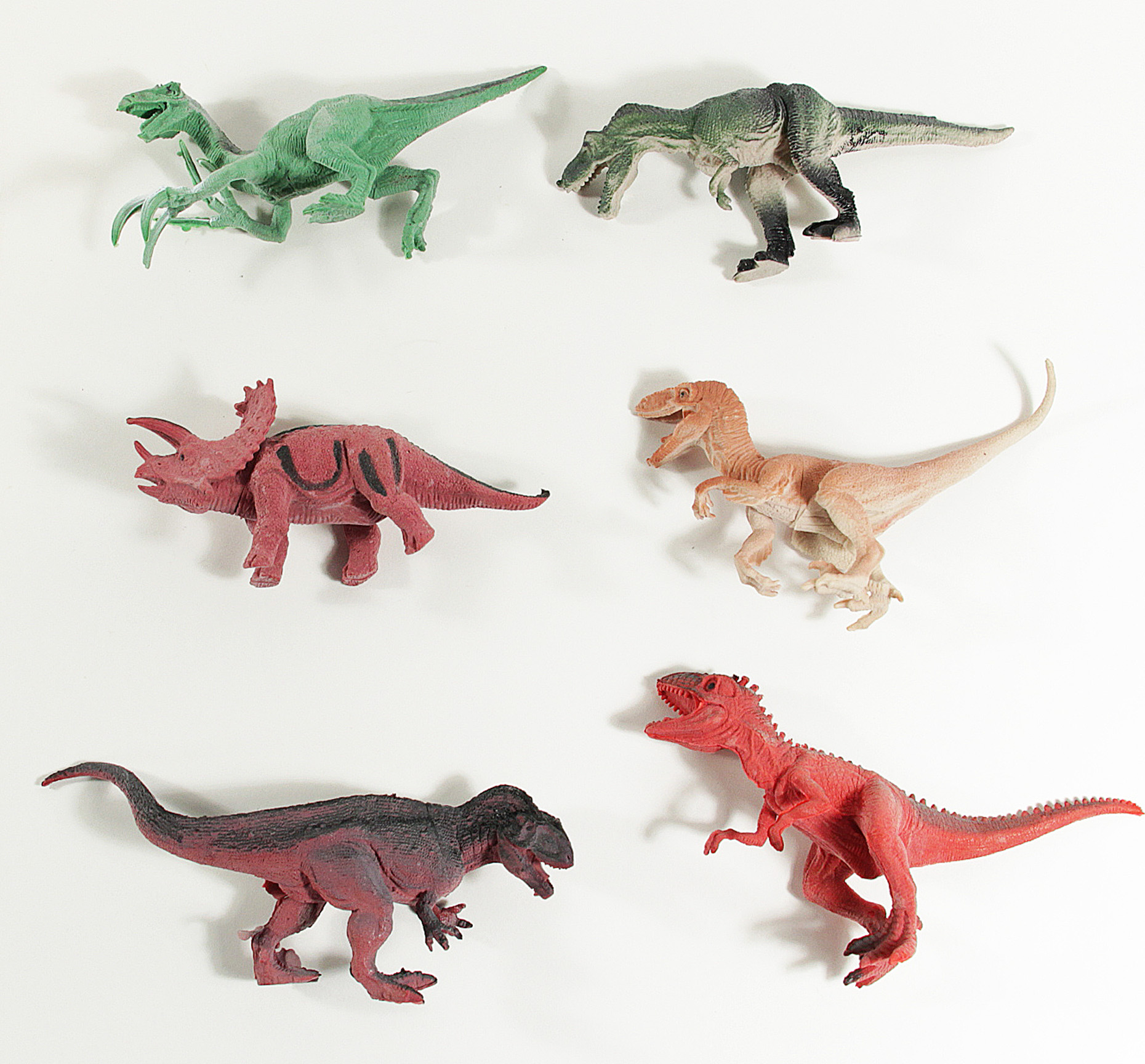 12pcs Kunststoff Dinosaurier Figur Tyrannosaurus Kinderspielzeug